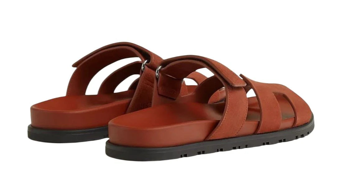 Hermès Chypre sandal 'marron muscavado'