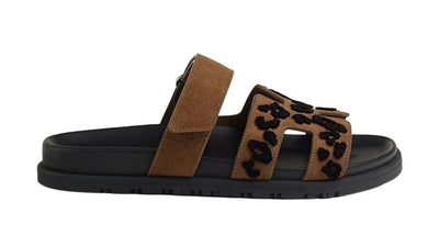 Hermès Chypre sandal 'brun fumé / noir'