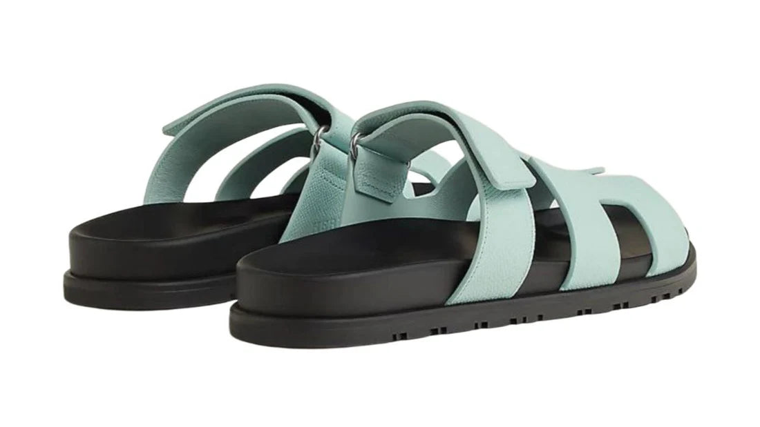 Hermès Chypre sandal 'bleu cristaux'