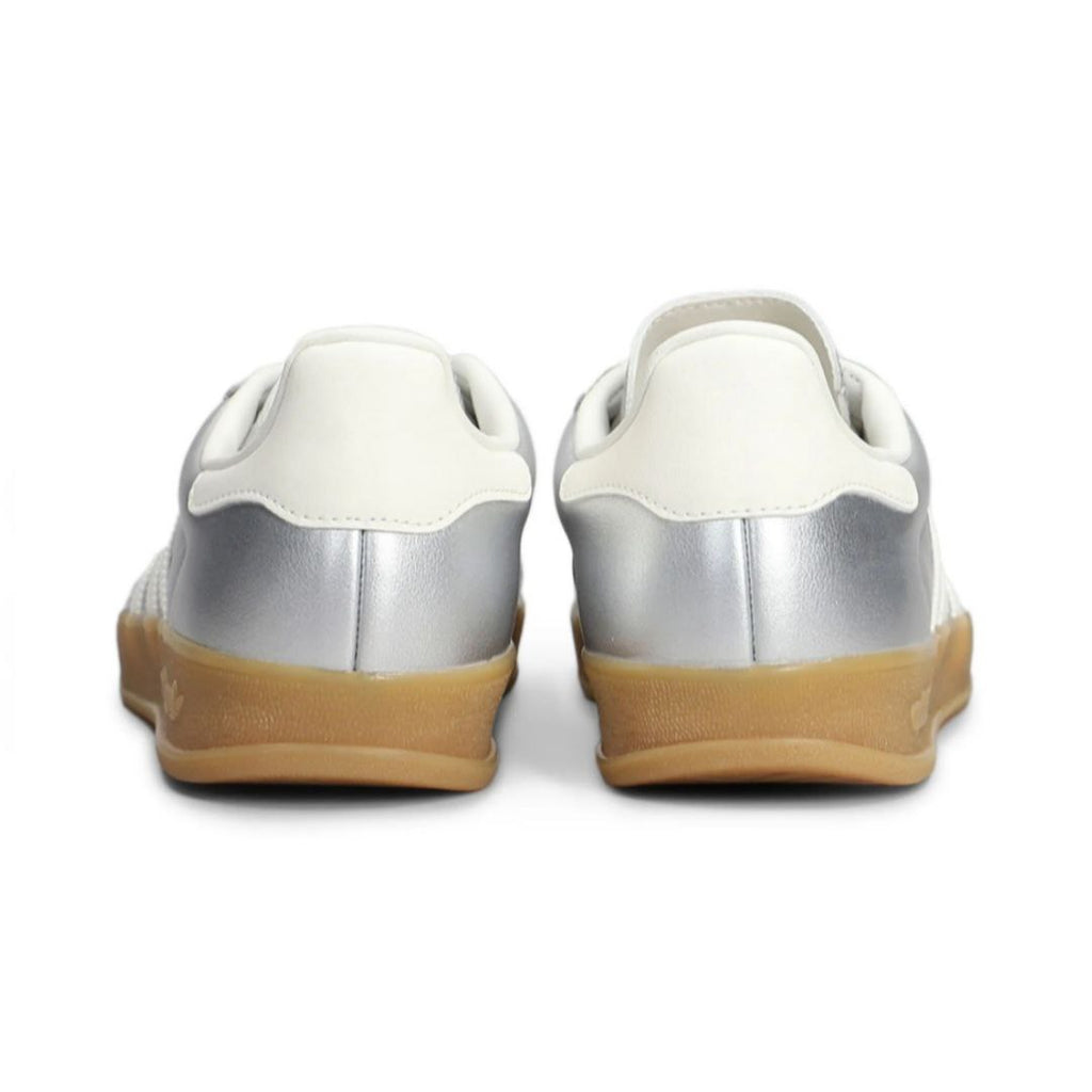 Adidas gazelle indoor metallic silver