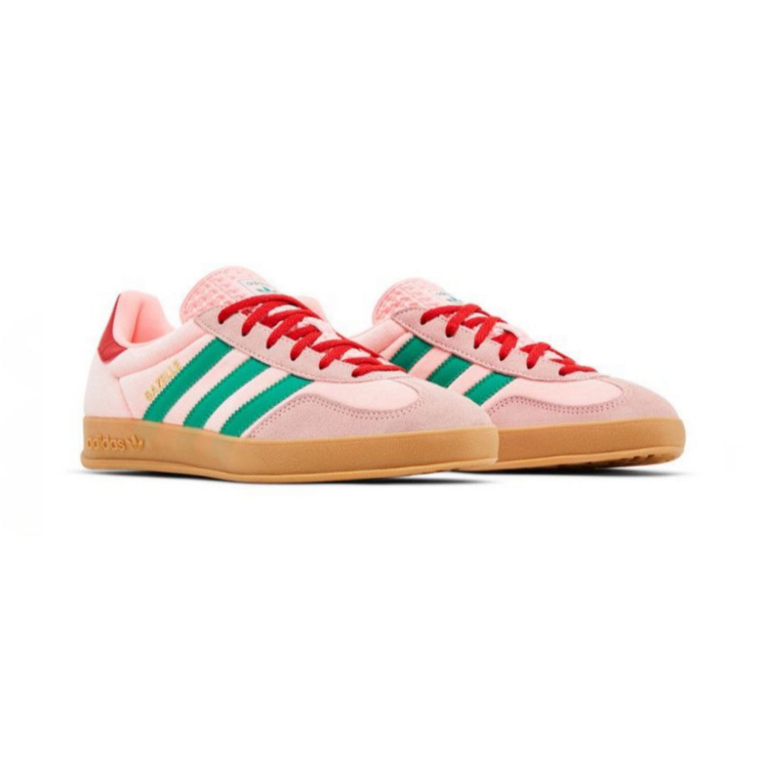 Gazelle indor Glow pink court green" For women